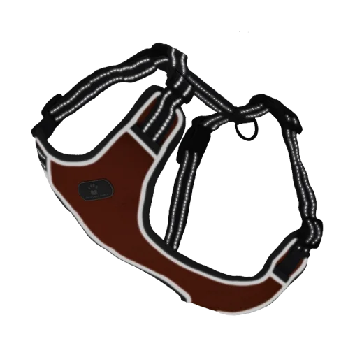 Шлея анатомічна світловідбивна AnimAll HL-8005-1 для собак, колір помаранчевий, XL 46-92 см